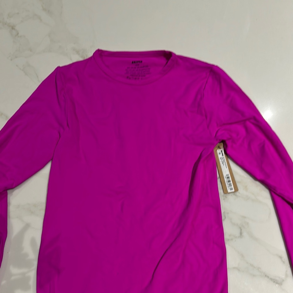 Kids Long Sleeve Pink Shirt
